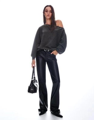 Bershka Свитер с заклепками купить с доставкой.