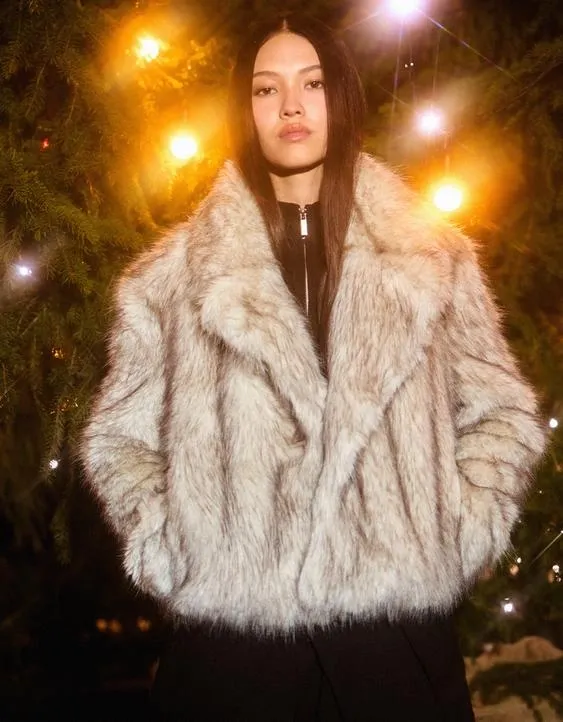 Куртка из искусственного меха- Заказать в России