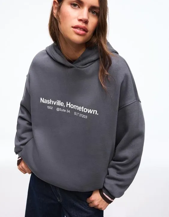 Худи с принтом- Заказать в России