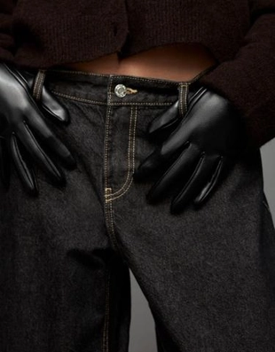 Bershka Перчатки из искусственной кожи купить с доставкой.