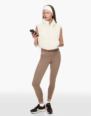 Укороченный стеганый жилет- Заказать в России