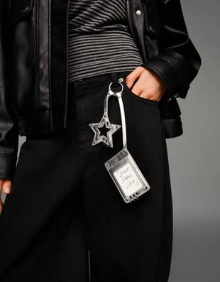 Bershka Брелок для ключей «звезда» из искусственной кожи