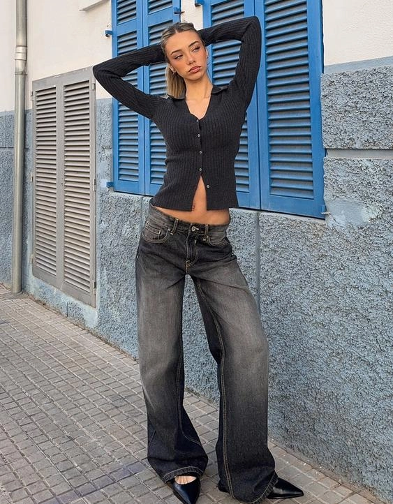 Bershka Джинсы в стиле бойфренд