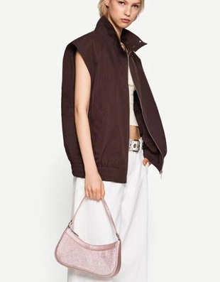 Bershka Мини-сумка с блестящей отделкой