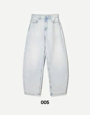 Джинсы BARREL с широкими штанинами- Заказать в России