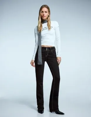 Джинсы BOOTCUT с клапанами