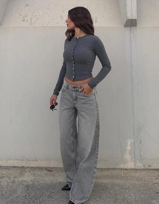 Bershka Джинсы в стиле бойфренд