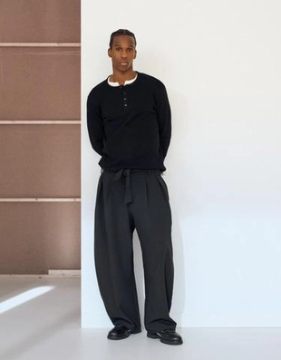 Bershka Брюки-баллоны приталенного кроя с ремнем купить с доставкой.