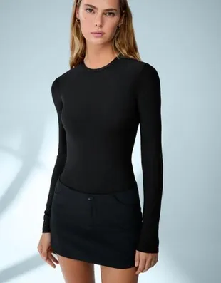 Боди с длинным рукавом