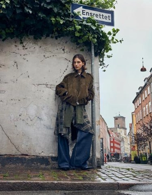 Bershka Кожаная и замшевая куртка