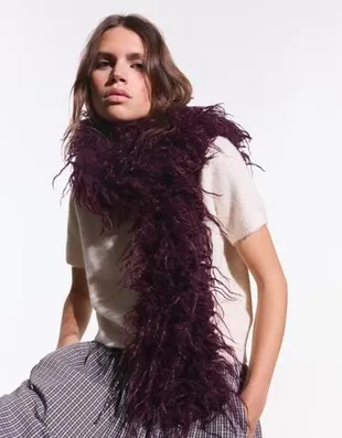 Длинная горжетка из искусственного меха- Заказать в России