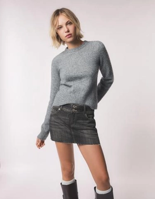 Bershka Джинсовая юбка-шорты мини купить с доставкой.