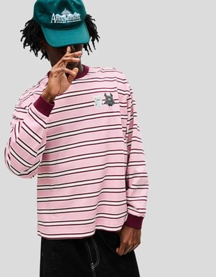 Bershka Лонгслив FUGGLERS с принтом купить с доставкой.