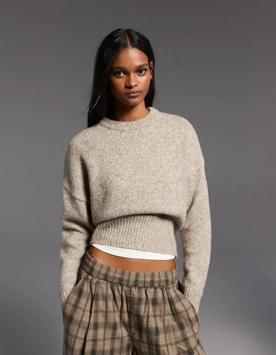 Приталенный джемпер