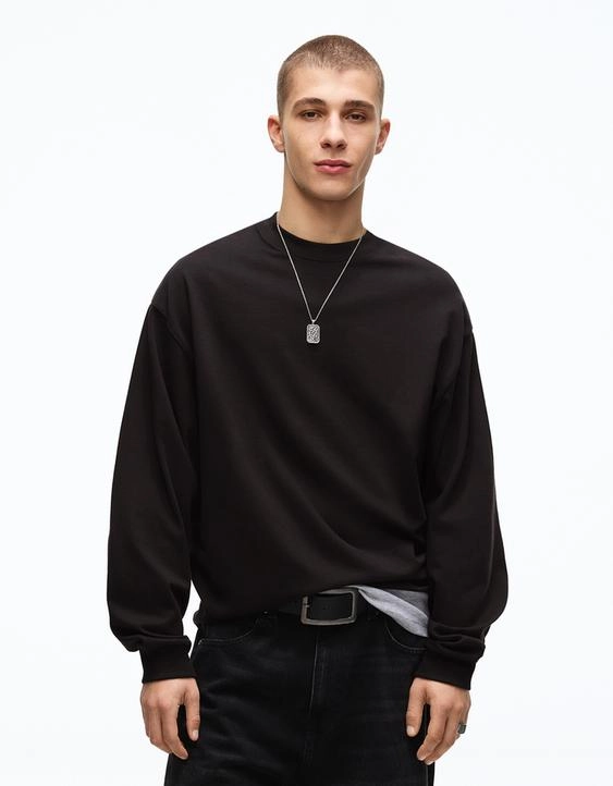 Bershka Футболка с длинными рукавами