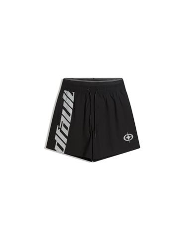 Плавки свободного кроя с двойным поясом и принтом- Заказать в России