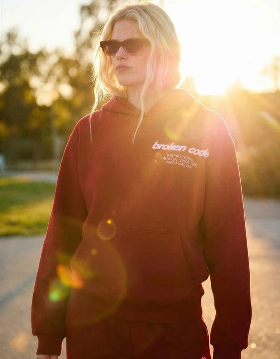 Bershka Худи с принтом