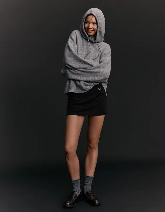 Юбка-шорты с пряжкой