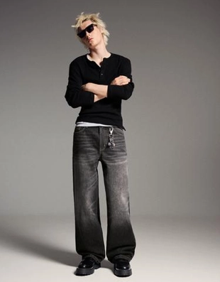 Bershka Джинсы объемного свободного кроя