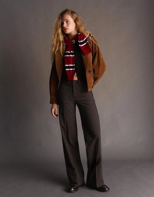 Bershka Брюки с широкими штанинами купить с доставкой.