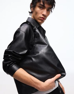 Bershka Сумка-мешок из искусственной кожи