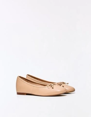 Балетки с бантом