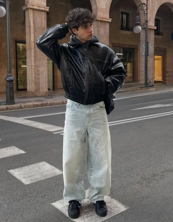 Куртка из искусственной кожи- Заказать в России