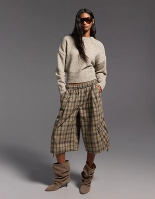 Bershka Шорты в клетку купить с доставкой.