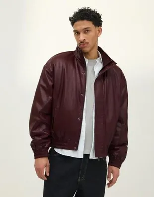 Куртка из искусственной кожи