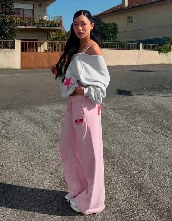 Асимметричная толстовка с принтом