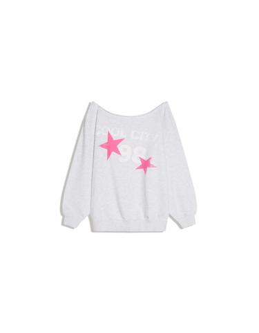 Bershka Асимметричная толстовка с принтом