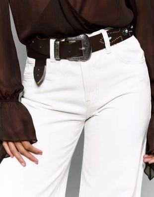 Bershka Ремень со стразами