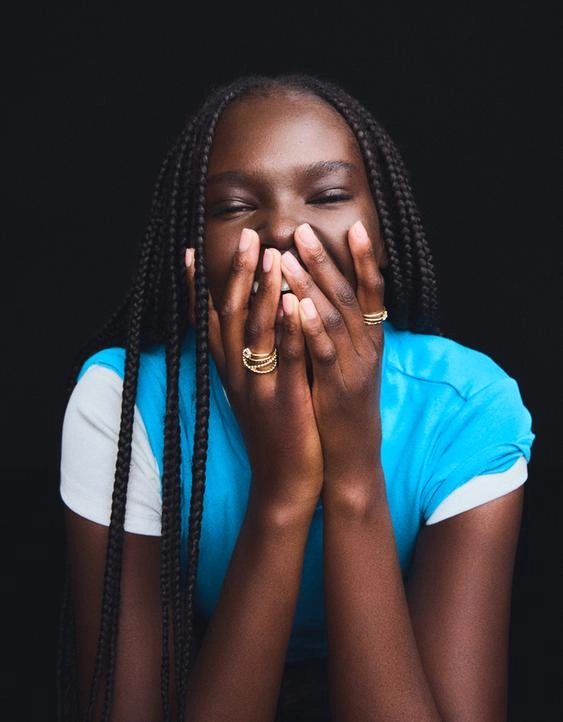 Bershka Набор из 9 колец со стразами