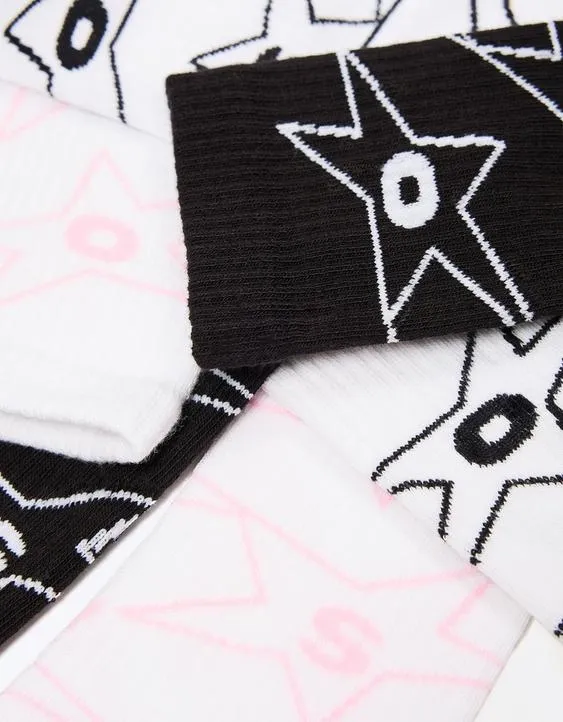Набор из 3 пар носков с принтом