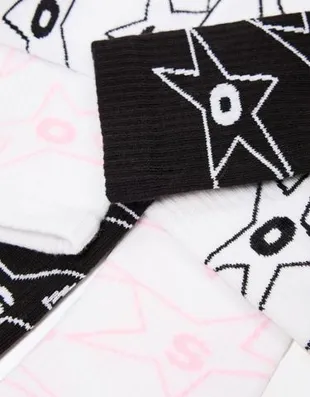 Набор из 3 пар носков с принтом