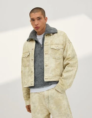 Bershka Джинсовая куртка с принтом купить с доставкой.