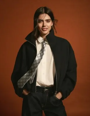 Галстук в клетку- Заказать в России