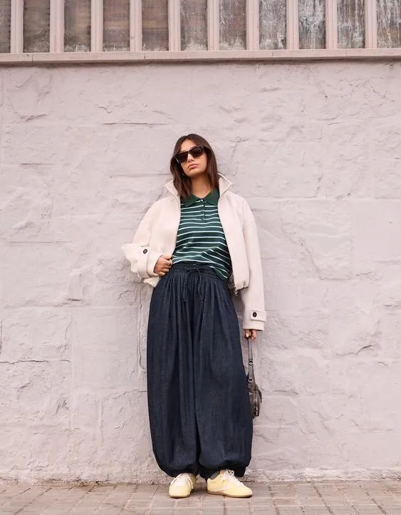 Джинсы-баллоны с низкой посадкой- Заказать в России