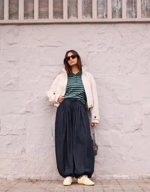 Джинсы-баллоны с низкой посадкой- Заказать в России