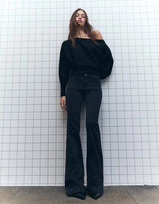 Bershka Расклешенные брюки с карманами с клапанами купить с доставкой.