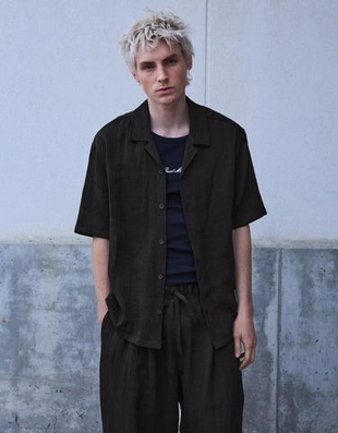 Bershka Рубашка с короткими рукавами в стиле рустик купить с доставкой.