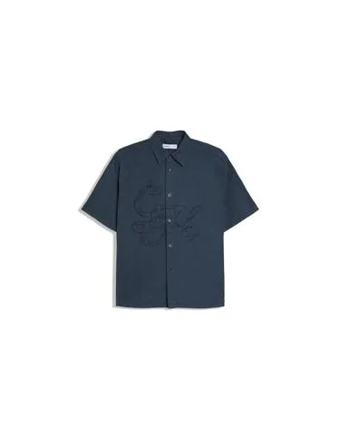 Рубашка с короткими рукавами и вышивкой- Заказать в России