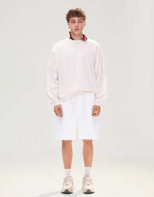 Bershka Базовые шорты-бермуды из мягкой ткани