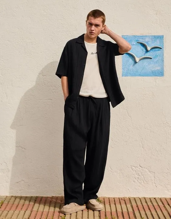 Брюки-супербэгги в стиле рустик