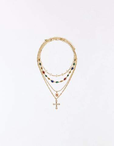 Bershka Набор из 4 цепочек с подвесками