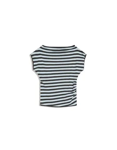 Асимметричный топ в полоску- Заказать в России