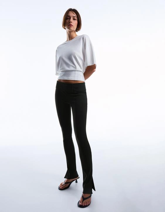 Суперкомпактные брюки с низкой посадкой- Заказать в России