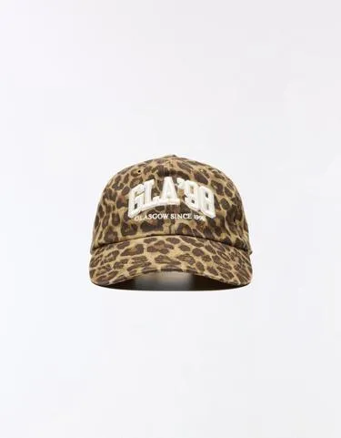 Кепка с анималистическим принтом и вышивкой