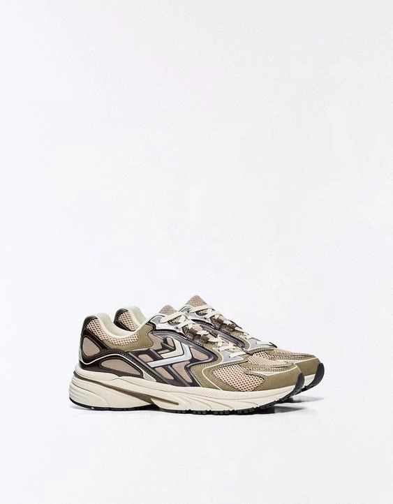 Bershka Кроссовки с контрастными вставками купить с доставкой.