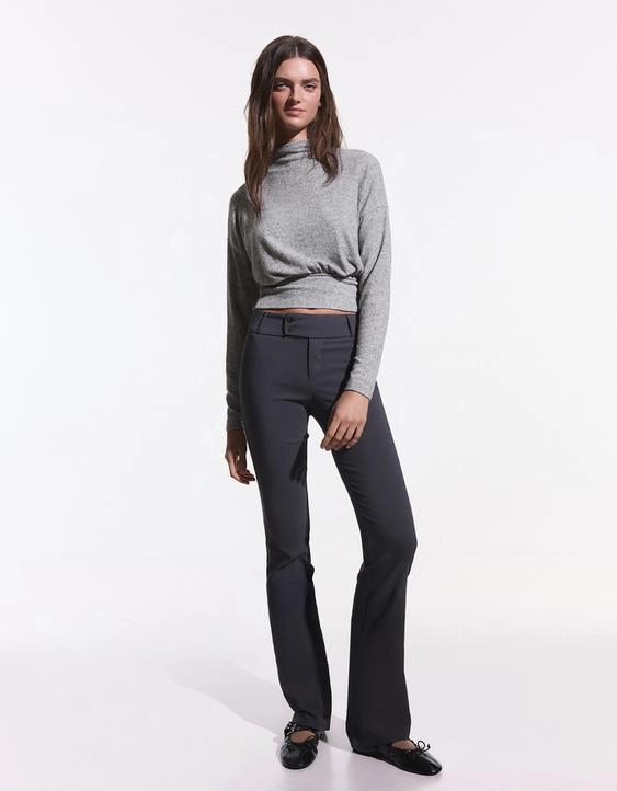 Bershka Джемпер с воротником-стойкой купить с доставкой.